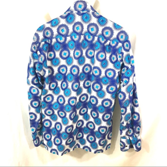Woodin Large Cotton Button Down Shirt - Picture 2 of 9